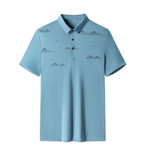 新款polo衫男士短袖t恤夏季薄款翻领半袖商务休闲潮牌衣服图片
