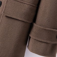 2025年秋季新款系扣长款针织羊毛大衣外套时尚休闲通勤百搭，男装毛呢大衣，诗洋大衣