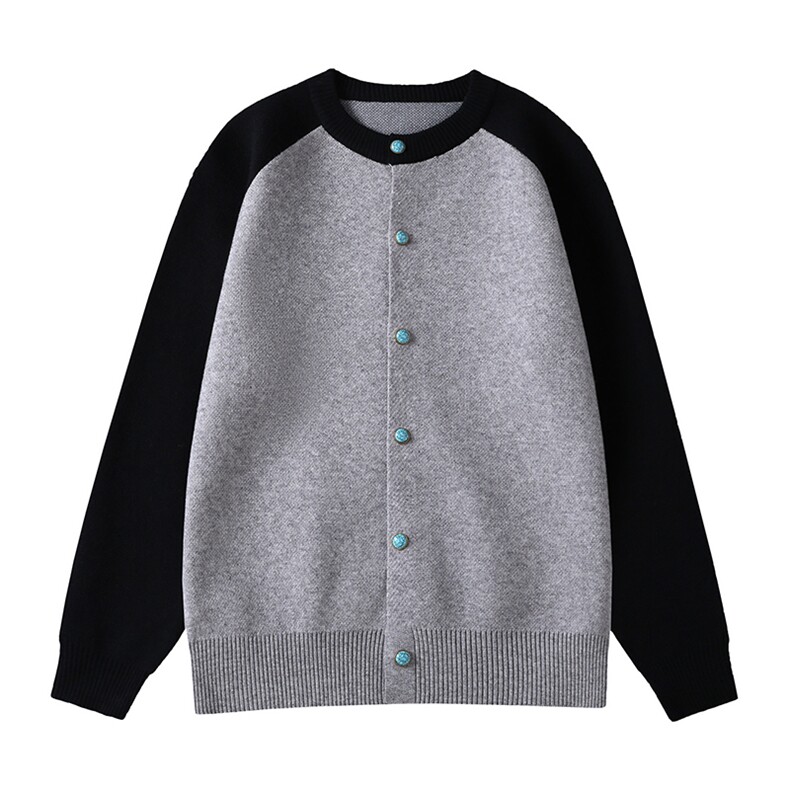 8765-P602025秋季时尚毛衣针织衫圆领男士长袖开衫，男装针织衫/毛衣，电商A113