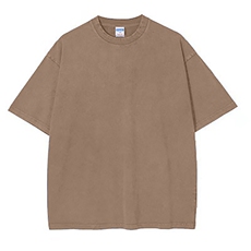 2023纯色做旧夏季TEE打底衫水洗棉短袖重磅bf美式T恤JC071P25，男装T恤，星座1905A（原电商B343）
