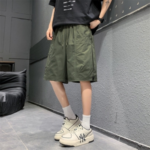 夏季工装短裤男ins潮牌日系休闲百搭潮流痞帅五分裤子DK02512-P45图片