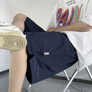 工装裤男港风潮流宽松休闲五分裤日系薄款百搭短裤 K6708-P22图片