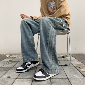 美式牛仔裤男款秋季长裤潮 NA008 P48图片