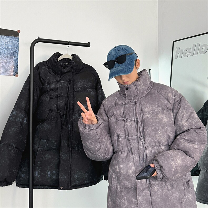 2025  新中式情侣棉衣棉服面包服立领盘扣棉袄外套 -G1608-P85图片