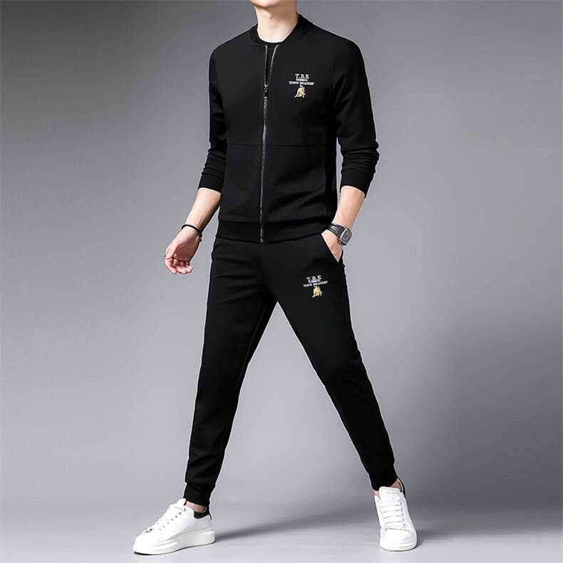 SA9626-3钱塘2020-2中青年男士冬款新款百搭时尚休闲套装P240,男装休闲套装,钱塘207-2