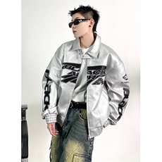 秋冬重工刺绣机车服皮衣男宽松高品质美式街头复古外套JH003，男装皮衣，星座1116A（原606A-3）