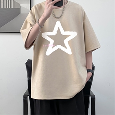 麂皮绒短袖t恤男大码半袖男JD82286-P25，男装T恤，电商A040