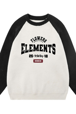 白底23新款秋季时尚百搭宽松字母印花潮流卫衣M61000P65控88，男装卫衣，电商A268-1