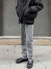 cleanfit弹力纯色修身直筒牛仔裤修身窄版直筒裤显瘦加绒65，男装牛仔裤，星座310A-4