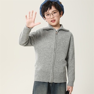 2024秋季新款长袖短款儿童开衫男女通用图片