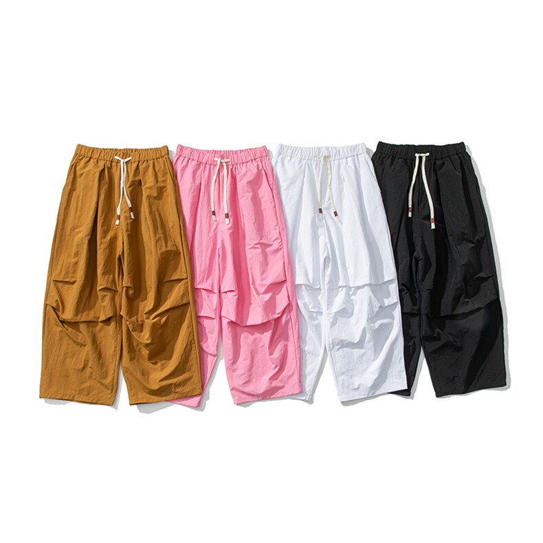 白底平铺图大码日系直筒休闲裤工装裤阔腿潮牌男女港风K279/P65，男装工装外套，电商A221A