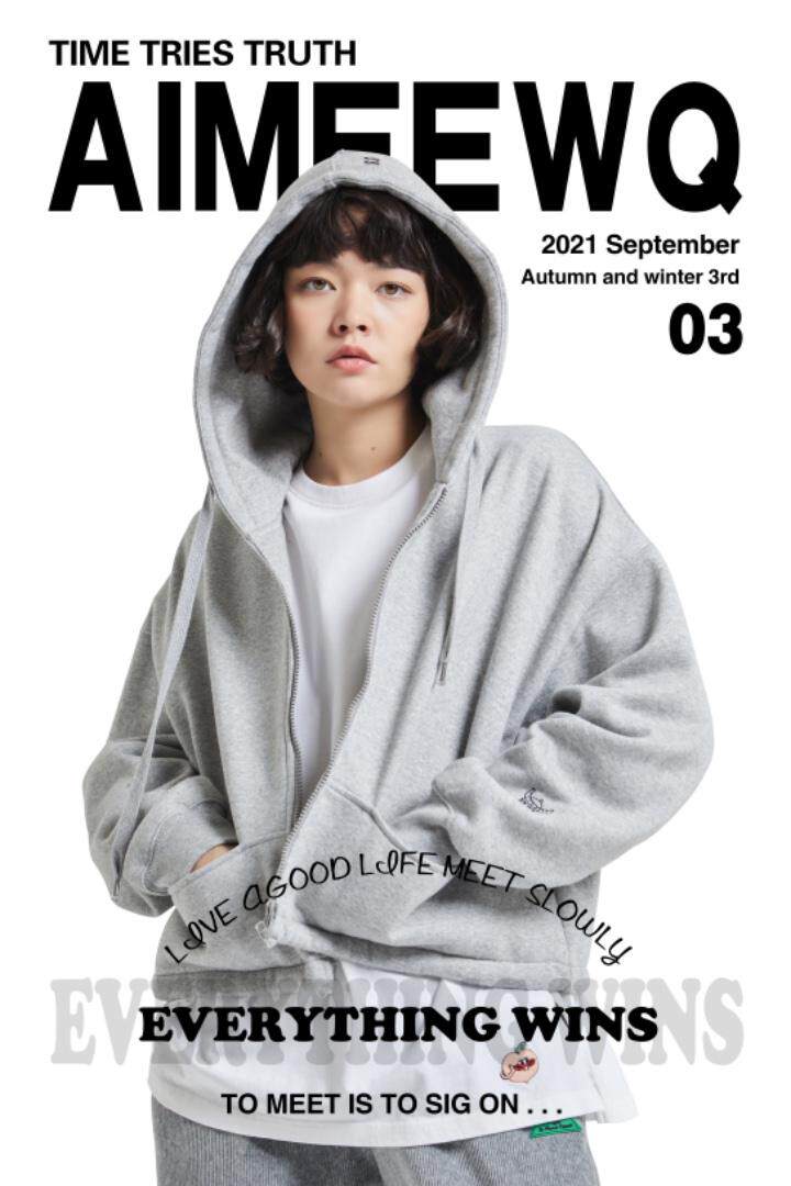 现货，冬款拉链卫衣，女装卫衣/绒衫，AIMEEWQ