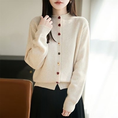 2026新款秋冬季加厚女士毛衣针织衫女打底衫，女装针织衫/毛衣，暖姿羊绒