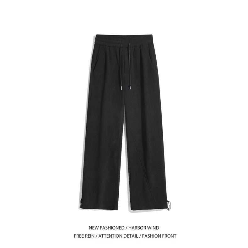 抖音品质冬潮流加绒保暖灯芯绒宽松休闲裤B315-K903JR-特P40控78,男装休闲裤,电商B315