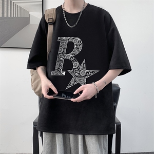 麂皮绒短袖t恤男大码半袖男 大皂风 JD82328-P25图片