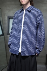 秋季新款风高品质条纹长袖衬衫男士衬衣潮新中式T2452-P68，男装衬衫，电商A227