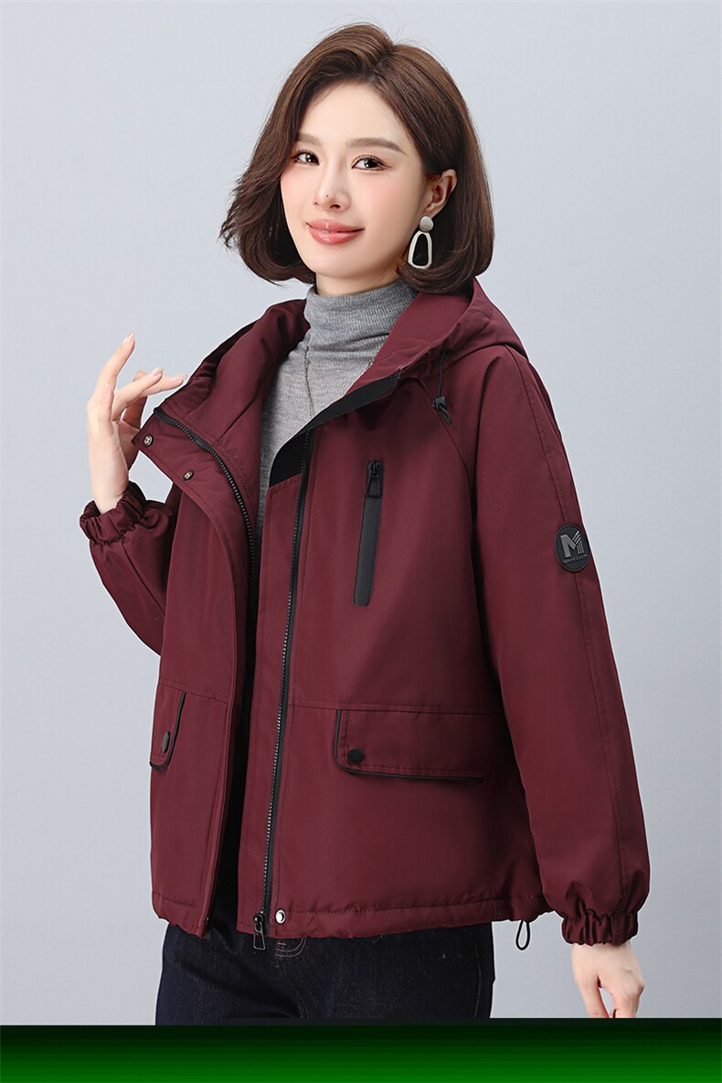 2025年冬季新款派克时尚休闲加绒加厚派克服,女装派克服,依恋蒂丝