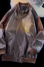 1平铺肩膀民族风大码夹克男情侣皮衣男女外套男JK8756P110控149，男装民族服装，星座226-2