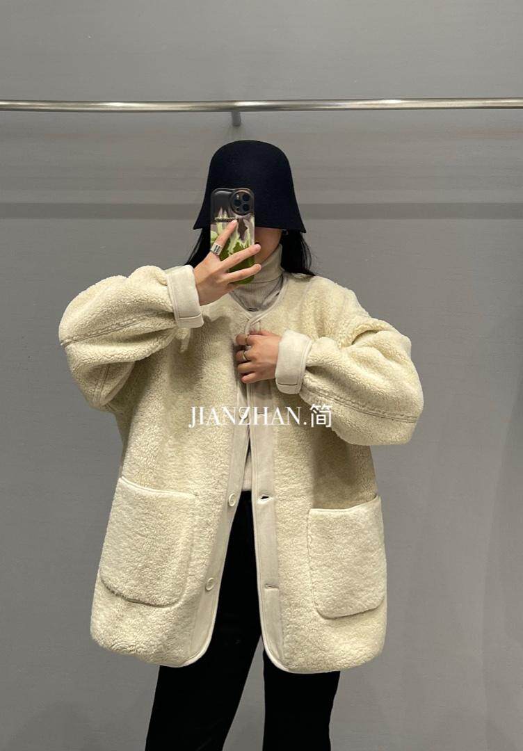 秋冬新款羊糕毛外套，其它，JIAN.Z 简.站
