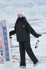 冬季潮防水防风中性衣裤男女同款滑雪服套装M77+K1002J加绒-P245，男装休闲套装，电商A001
