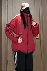 MY189/P95双面穿棉服冬季新款两面穿满天星棉衣宽松百搭加厚棉袄，男装棉衣，电商基地A050