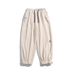 2025冬季新款男装日系宽松加绒加厚运动休闲棉裤束脚卫裤P958-F76图片