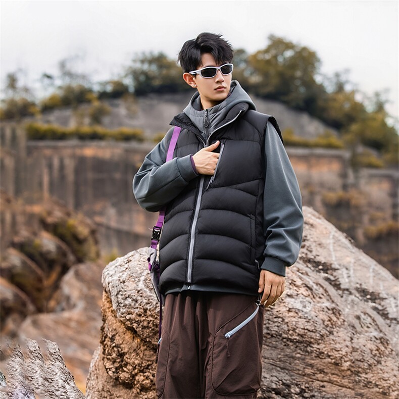 311B-1-YZ-5209-P162控239潮牌厚款羽绒马甲抗皱风防泼水抗静电，女装马甲，星座311B-1