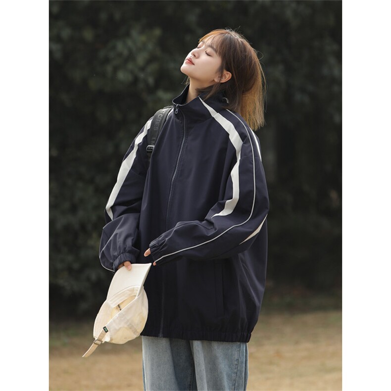 春季新款美式山系休闲纯色冲锋衣情侣潮流夹克外套JK7802-特P65，男装夹克，星座904