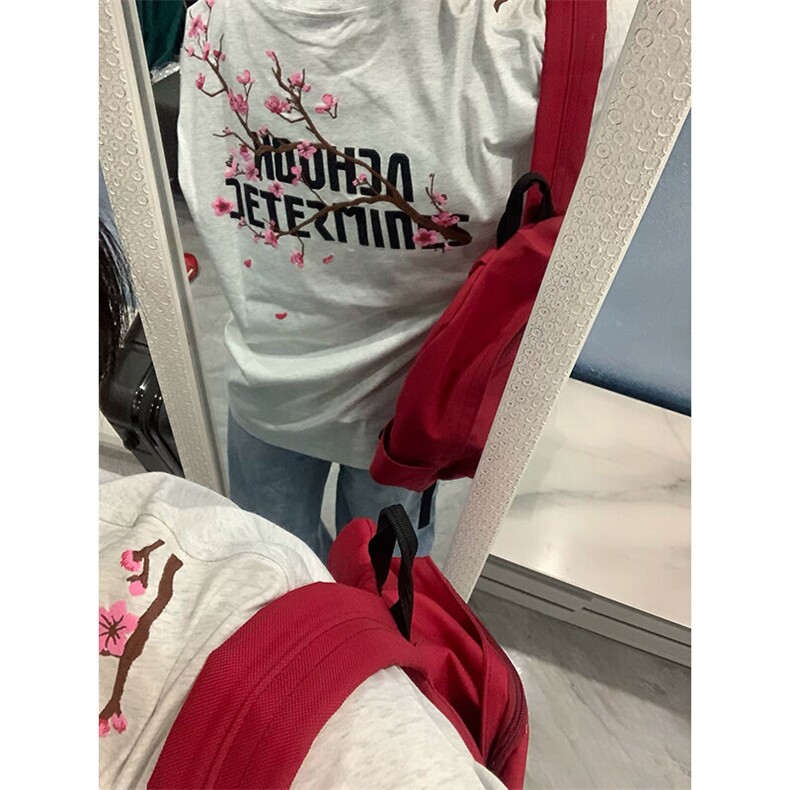 万针全刺绣工艺抖音得物高品质260克重磅纯棉双纱美式高街短袖T恤,男装T恤,电商A486