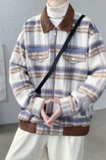 J237-P90秋季小香风毛呢格子外套，女装短外套，星座109