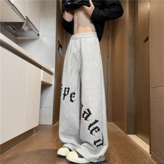 美式高街秋季新款字母印花设计感运动卫裤B315-K25343-特p40控78，男装休闲裤，电商B315