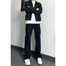 秋季美式ins高街hiphop弯刀工装牛仔裤货号K2442P55，男装牛仔裤，电商A063