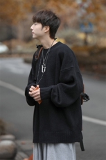 cityboy！秋冬季半高领毛衣男士加绒加厚线衣男针织衫男MY84-P45，男装针织衫/毛衣，电商B367