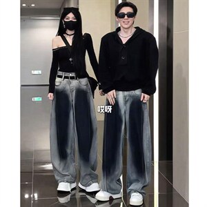 网络图慎用!图片只做展示现货 潮流叨叨弯刀牛仔裤男78037特P45图片