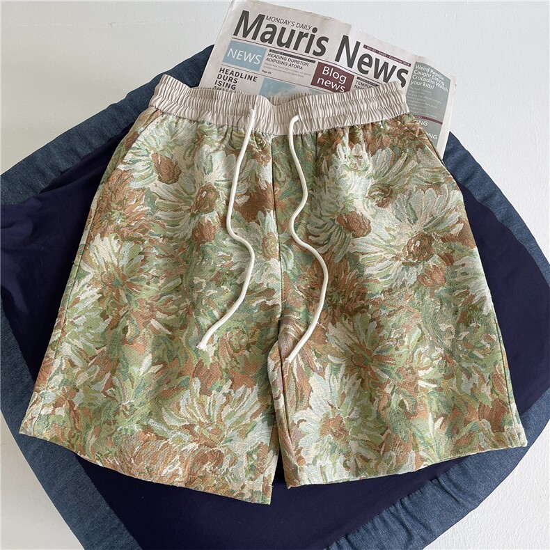 美式复古重工满印短裤，A061-AD01509-特P25-平铺图，男装牛仔裤，电商A061