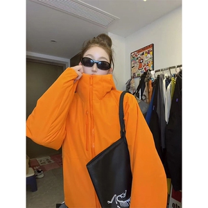 高品 防风保暖抗寒运动户外防泼水连帽棉服棉衣男女 A1218-P138图片