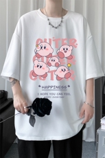 华夫格t恤男短袖男大码五分袖短句风HT73310-P22，男装T恤，电商A040