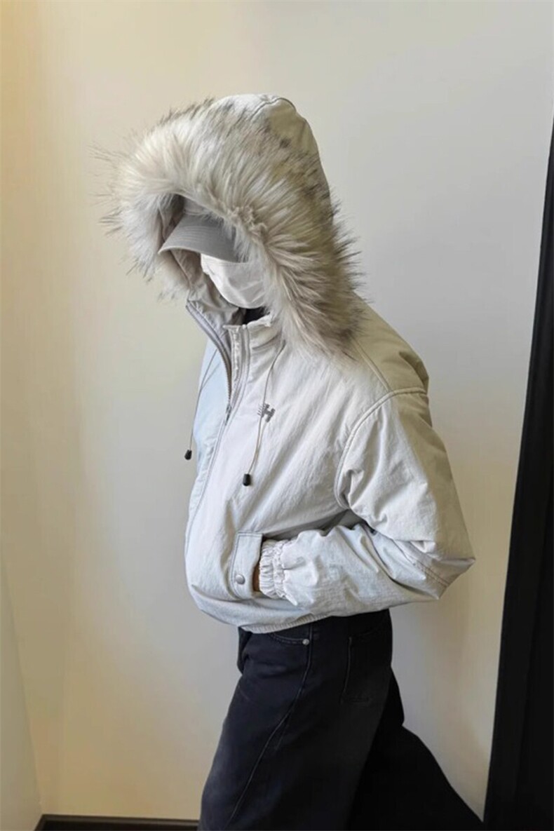 【有货】派克服棉服大毛领保暖加厚夹棉宽松棉衣外套MY555特P88,男装棉衣,星座908-1