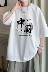 230g重磅纯棉短袖t恤男大码半袖半截袖DX17134-P20，男装T恤，电商A040