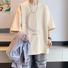已注册/夏季新款内景港风潮牌情侣短袖T恤男宽松打底DT00050/P25，男装T恤，电商B316