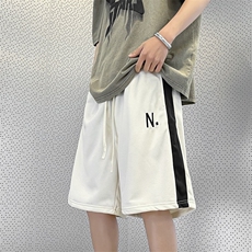K132-P28夏季宽松型ins时尚潮牌五分裤，男装休闲裤，星座1501-1
