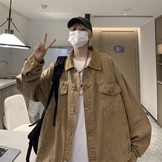 美式oversize牛仔外套男秋季潮ins潮牌宽松复古夹克JK0288-P68，男装夹克，星座308B-1
