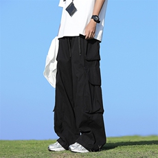 夏季新款机能宽松休闲裤美式潮牌宽松工装裤男现货K7995-P44，男装工装外套，星座512-3