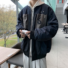 春秋季外套男韩版潮流宽松百搭休闲学生机能工装夹克JK09210-P60，男装夹克，星座308B-1