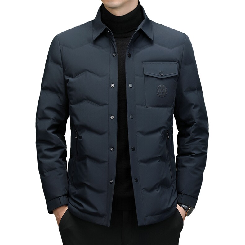 C923013钱塘2020-2商务休闲简约百搭冬季中年男士羽绒服P233,男装羽绒服,钱塘207-2