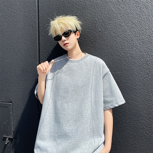 YK86048-P32  50%棉50涤 凉感面料短袖T恤男款夏季图片