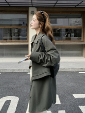 2026春季新款现货衬衫式风衣2C087-201-P255-K408，女装衬衫，2C087