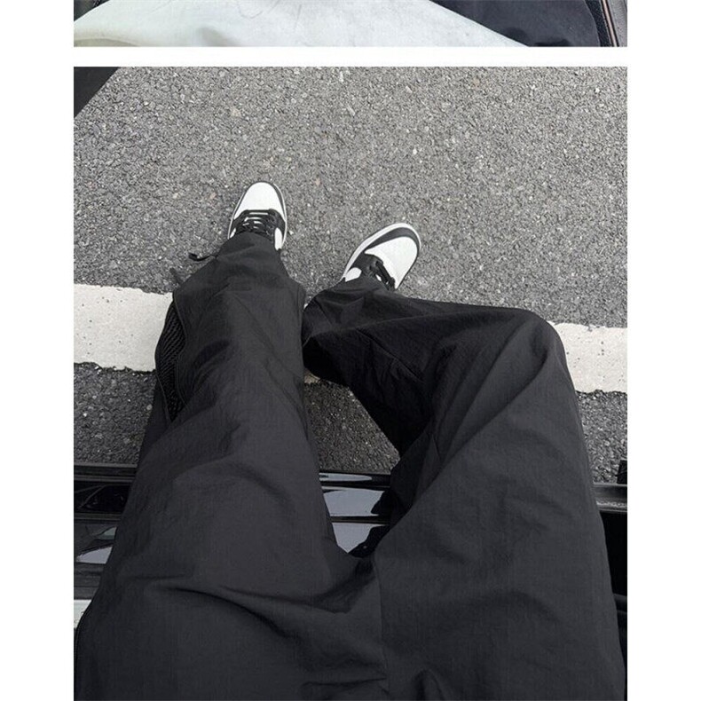 网格速干裤子男薄款美式机能冲锋裤侧拉链休闲运动工装裤KX511,男装工装外套,星座1116A（原606A-3）