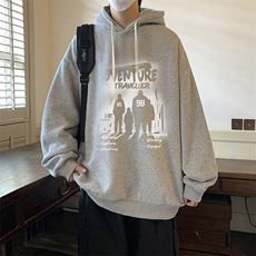 8XL连帽卫衣男大码胖子帽衫大号运动服WY2374-P35，男装卫衣，电商A040