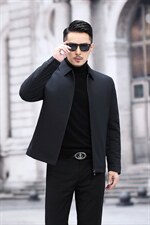 中年男新款冬季加厚夹克棉服爸爸冬装短款棉衣外套SFT81718-P195图片